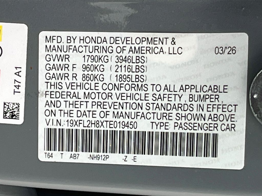 2026 Honda Civic Sport Gray at Community Honda