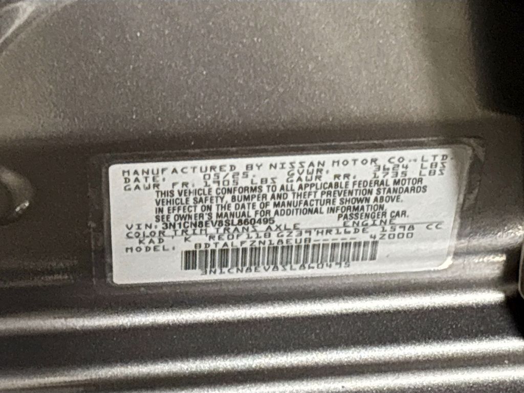 2025 Nissan Versa 1.6 SV