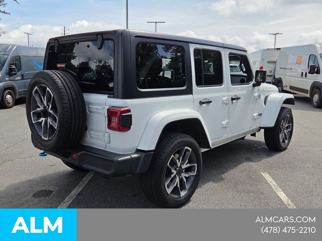 Used 2024 White Jeep Sport S 4xe image 16