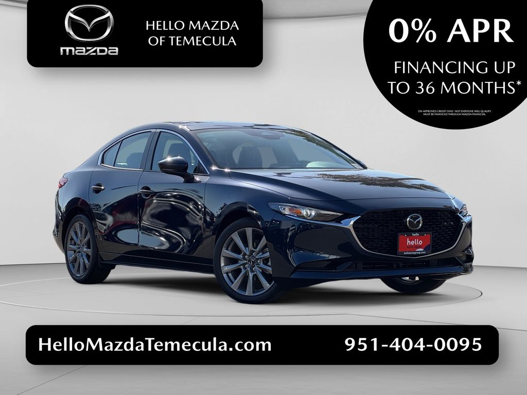 Deep Crystal Blue Mica 2026 Mazda MAZDA3 Sedan Front-Wheel Drive 6-Speed Automatic