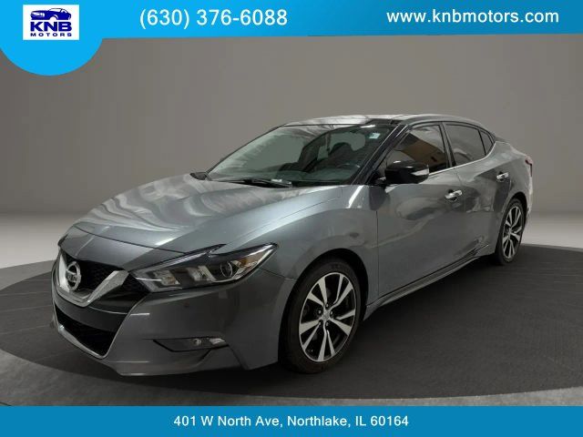 Gray (Gun Metallic) 2016 Nissan Maxima Sedan Front-Wheel Drive Continuously Variable Transmission