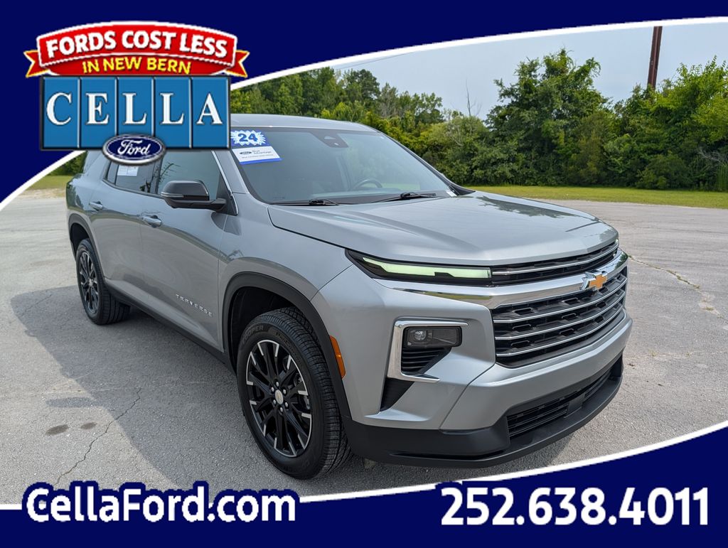 Sterling Gray Metallic 2024 Chevrolet Traverse LT FWD SUV / Crossover Front-Wheel Drive 8-Speed Automatic