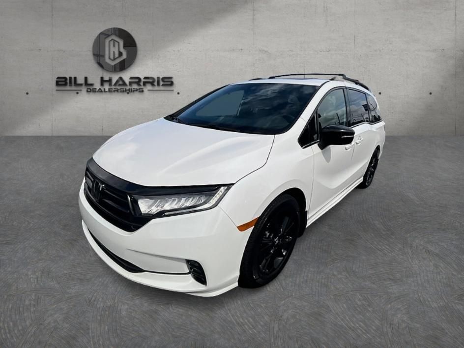 White 2024 Honda Odyssey Sport FWD Minivan Front-Wheel Drive Automatic