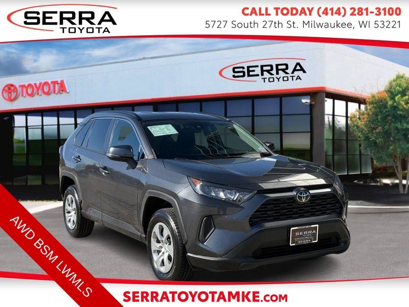 Magnetic Gray Metallic 2019 Toyota RAV4 LE AWD SUV / Crossover All-Wheel Drive 8-Speed Automatic