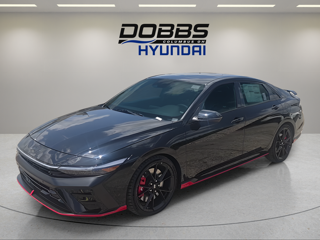 Abyss Black 2026 Hyundai Elantra N Sedan Front-Wheel Drive 8-Speed Automatic