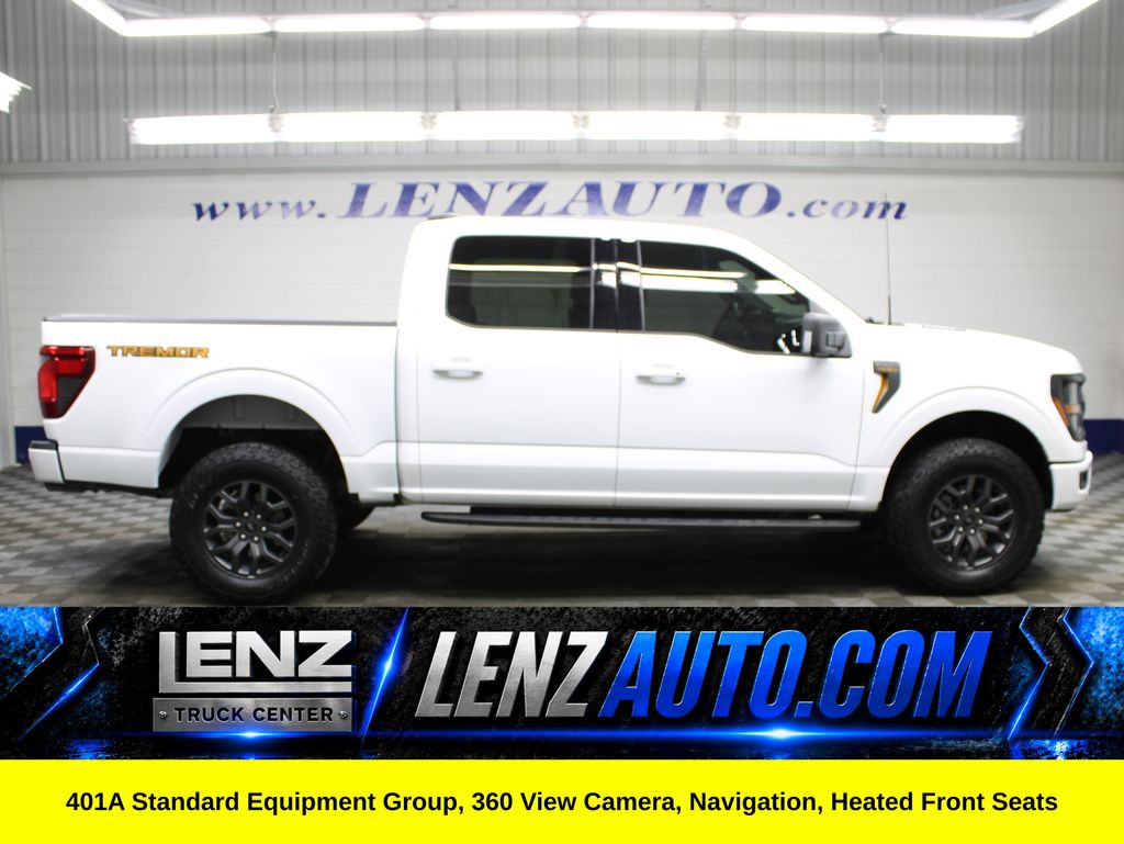 Oxford White 2025 Ford F-150 Pickup Truck Four-Wheel Drive Automatic