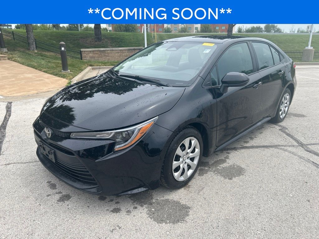 Midnight Black Metallic 2025 Toyota Corolla Sedan Front-Wheel Drive Continuously Variable Transmission