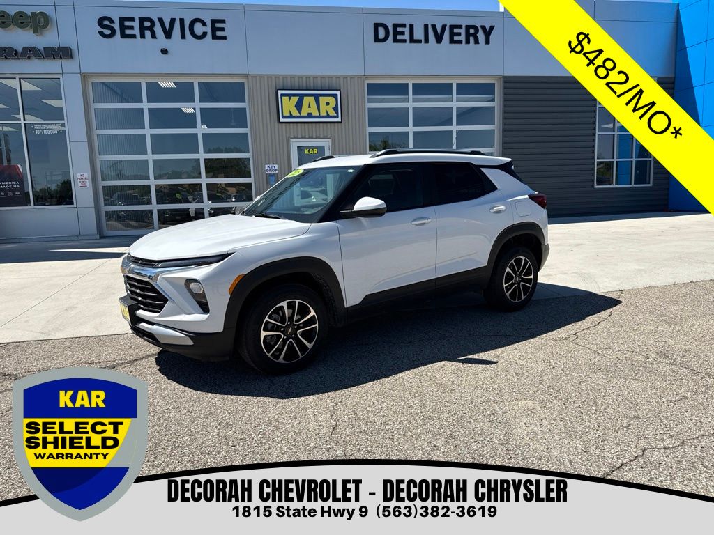 Summit White 2025 Chevrolet Trailblazer LT AWD SUV / Crossover Four-Wheel Drive 9-Speed Automatic