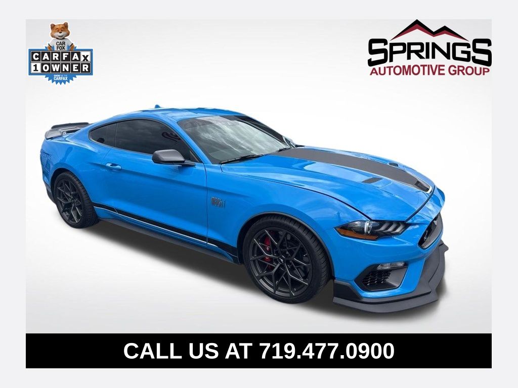 Grabber Blue Metallic 2023 Ford Mustang Coupe Rear-Wheel Drive 6-Speed Manual