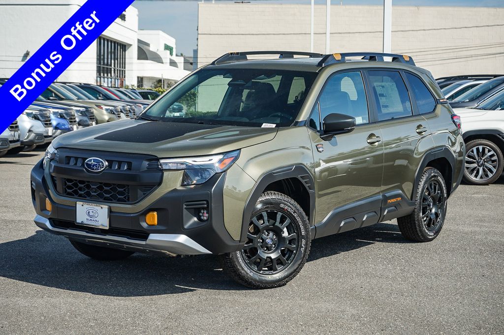 Green Metallic 2026 Subaru Forester SUV / Crossover All-Wheel Drive Continuously Variable Transmission