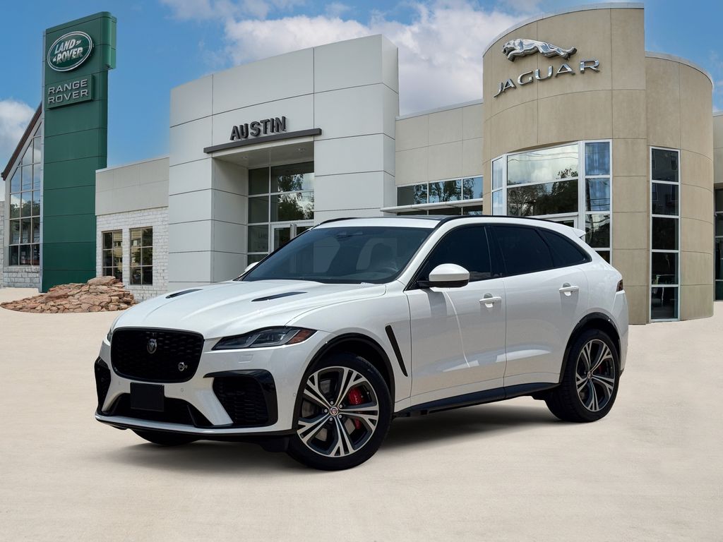 Black 2023 Jaguar F-PACE SVR AWD SUV / Crossover All-Wheel Drive 8-Speed Automatic