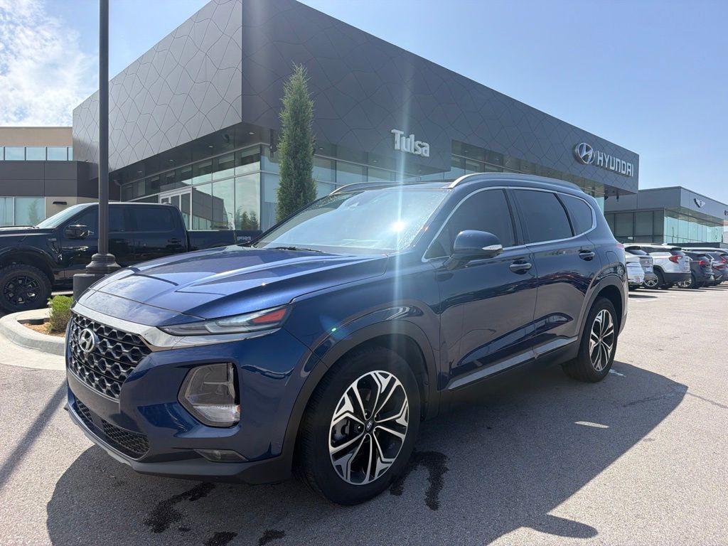 Stormy Blue 2020 Hyundai Santa Fe SUV / Crossover Front-Wheel Drive 8-Speed Automatic