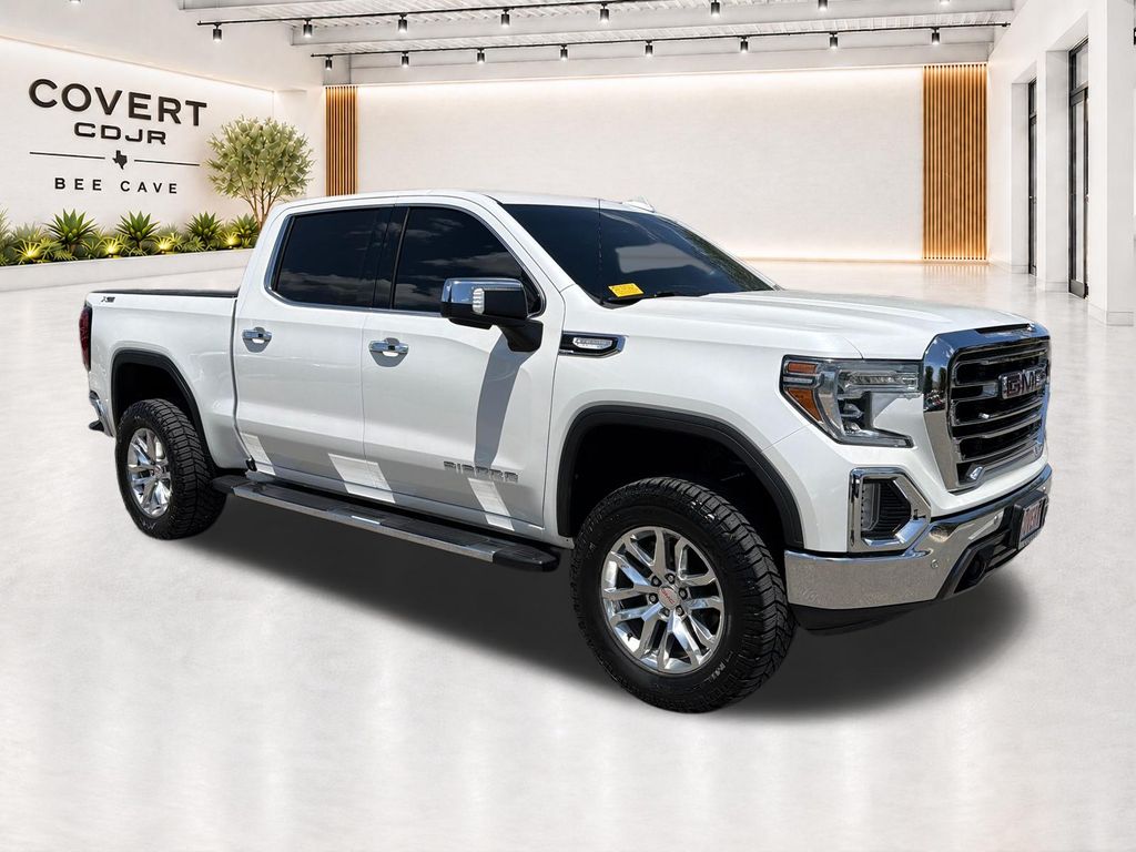 White Frost 2020 GMC Sierra 1500 Pickup Truck Four-Wheel Drive Automatic