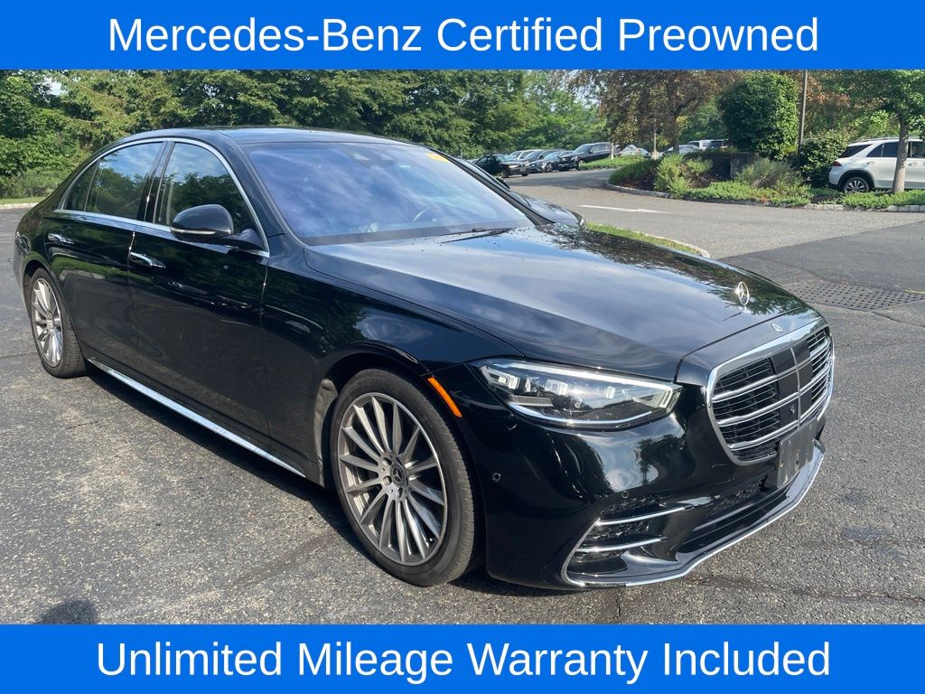 Black 2022 Mercedes-Benz S-Class Sedan All-Wheel Drive 9-Speed Automatic