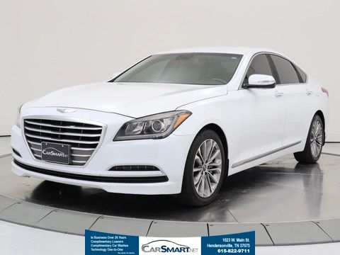 Casablanca White 2015 Hyundai Genesis Sedan 8-Speed Automatic
