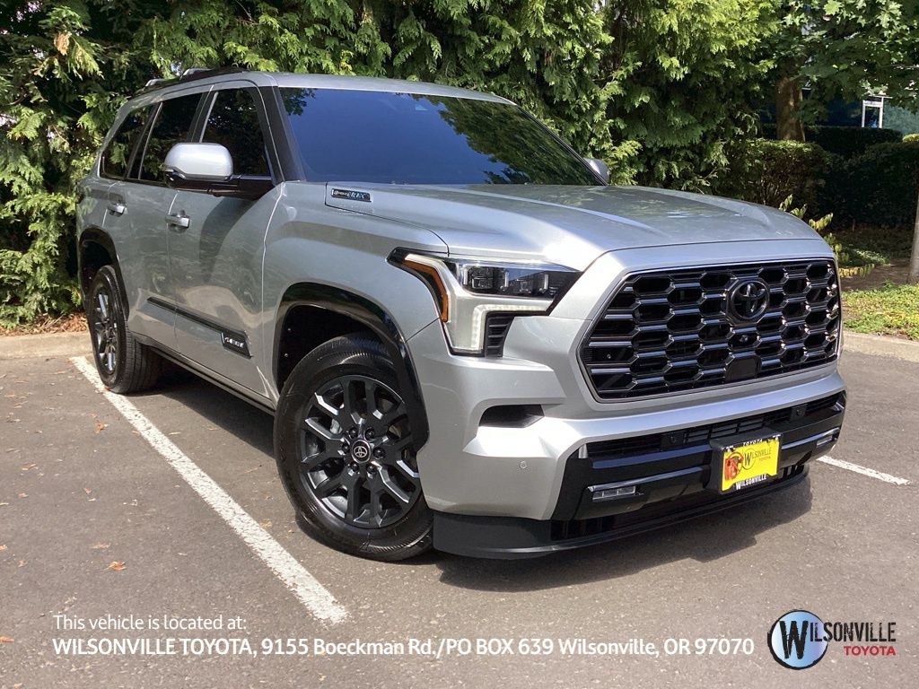 Celestial Silver Metallic 2025 Toyota Sequoia SUV / Crossover Four-Wheel Drive Automatic
