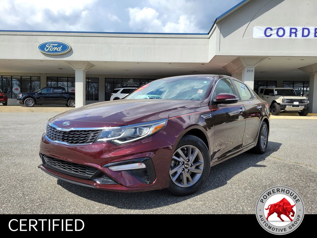 Red (Sangria) 2020 Kia Optima LX FWD Sedan Front-Wheel Drive 6-Speed Automatic