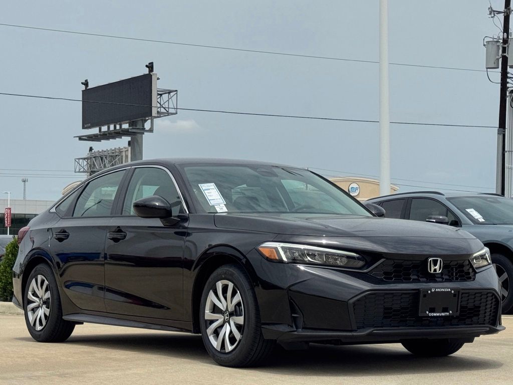 2026 Honda Civic LX Black at Classic Honda Galveston
