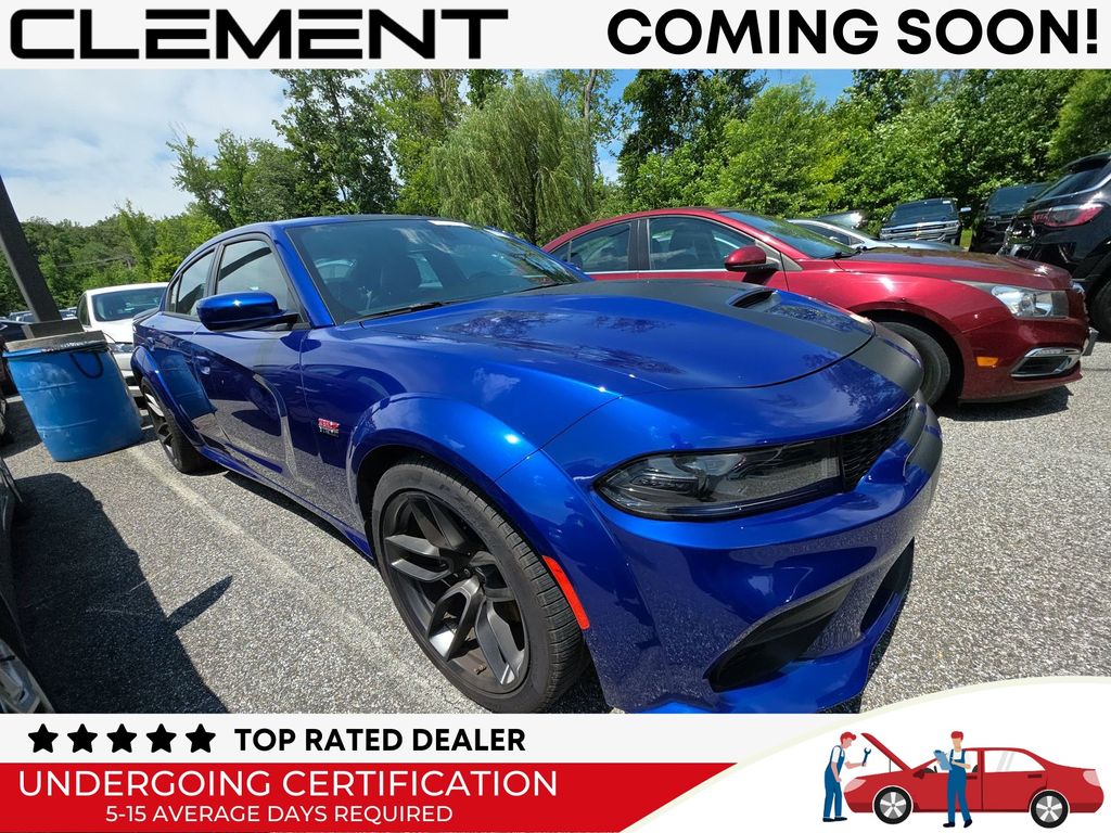Indigo Blue 2022 Dodge Charger Sedan Rear-Wheel Drive 8-Speed Automatic