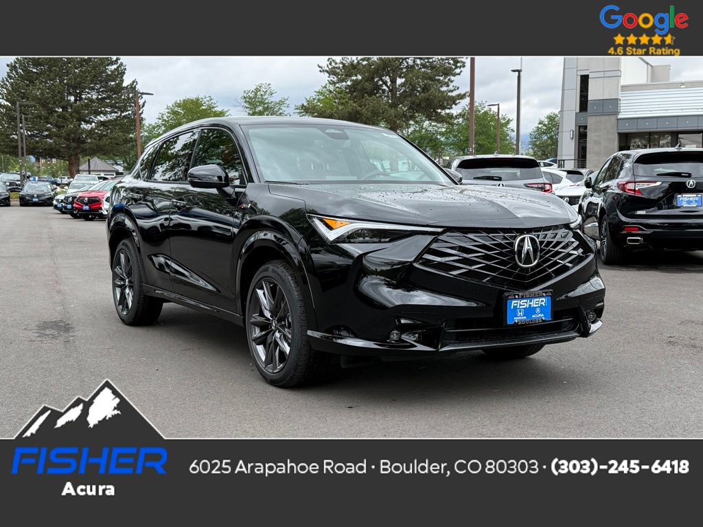 Black (CRYSTAL BLK PRL) 2026 Acura ADX SH-AWD with A-SPEC Package SUV / Crossover All-Wheel Drive Continuously Variable Transmission