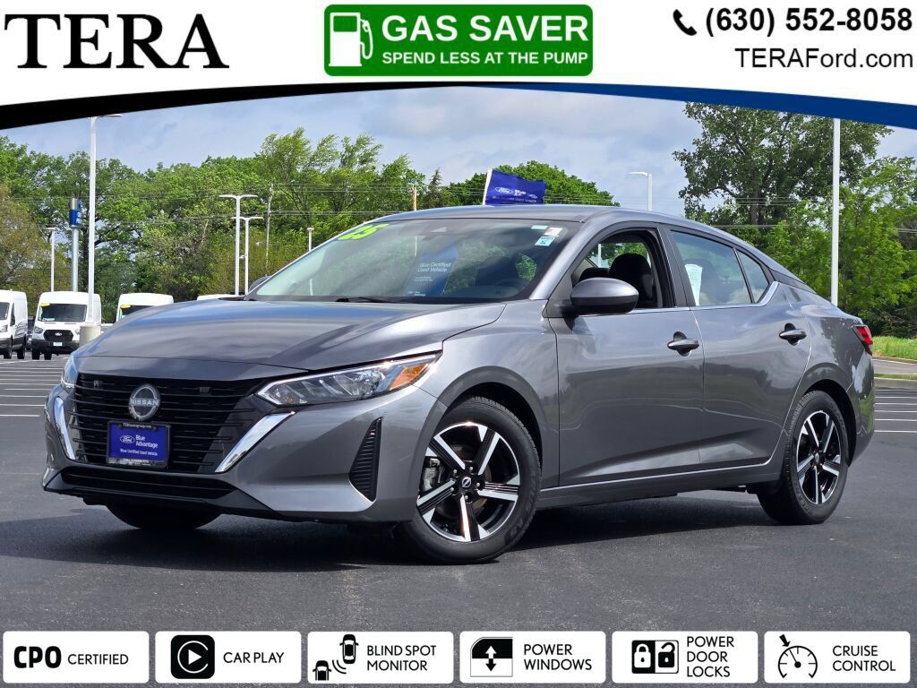 Gray (Gun Metallic) 2024 Nissan Sentra Sedan Front-Wheel Drive Continuously Variable Transmission