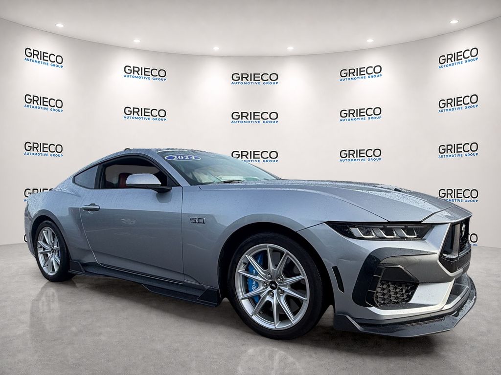 Silver Metallic 2024 Ford Mustang Coupe Rear-Wheel Drive Automatic