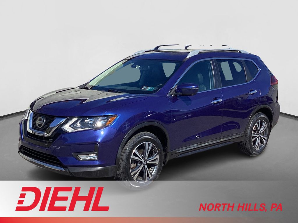 Caspian Blue 2018 Nissan Rogue SL AWD SUV / Crossover All-Wheel Drive Continuously Variable Transmission