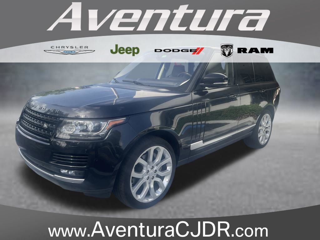 Black 2017 Land Rover Range Rover SUV / Crossover All-Wheel Drive 8-Speed Automatic