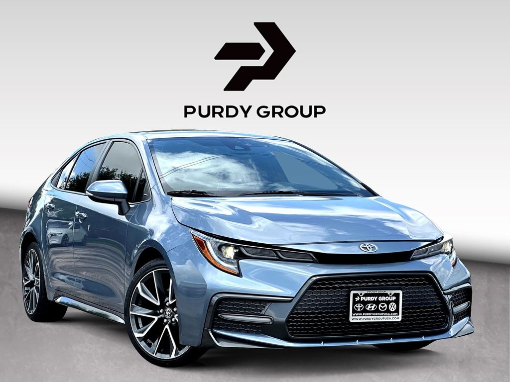 Celestite 2021 Toyota Corolla Sedan Front-Wheel Drive Continuously Variable Transmission
