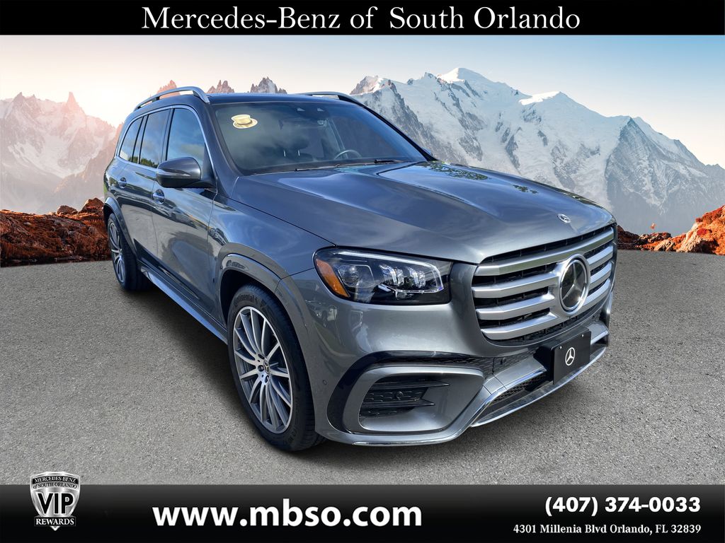 Selenite Gray Metallic 2025 Mercedes-Benz GLS SUV / Crossover All-Wheel Drive 9-Speed Automatic