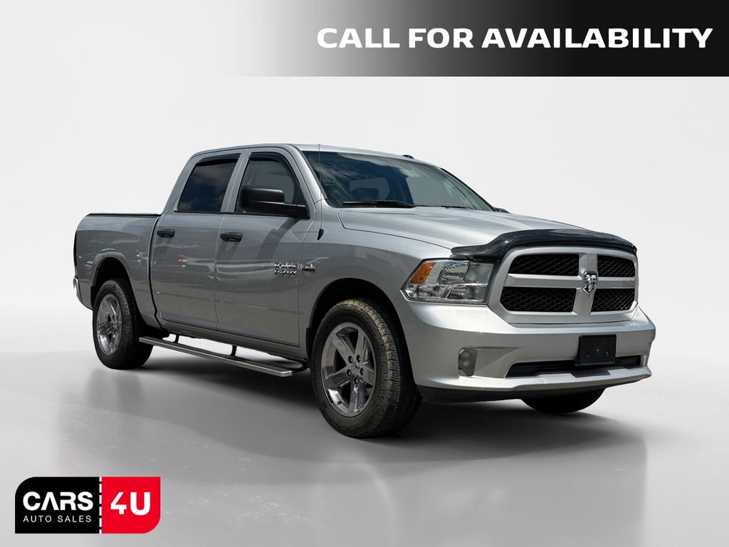 Bright Silver Clearcoat Metallic 2018 RAM 1500 Pickup Truck Four-Wheel Drive 8-Speed Automatic