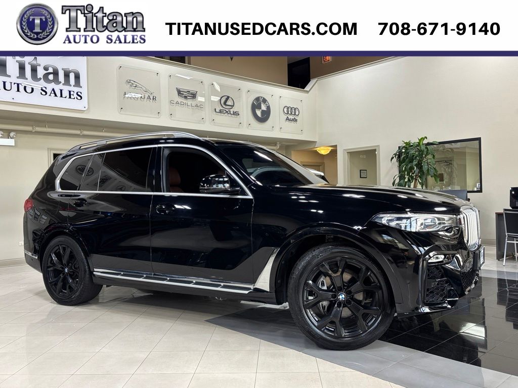 Jet Black 2020 BMW X7 SUV / Crossover All-Wheel Drive 8-Speed Automatic