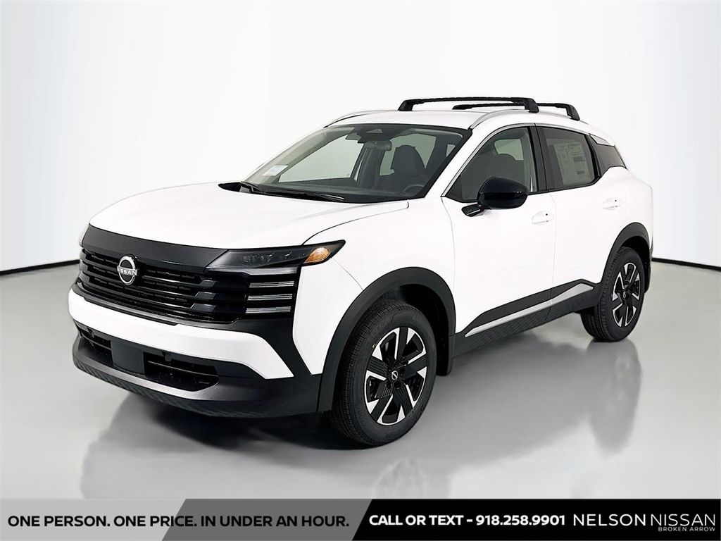 White (Fresh Powder) 2026 Nissan Kicks SUV / Crossover All-Wheel Drive Continuously Variable Transmission