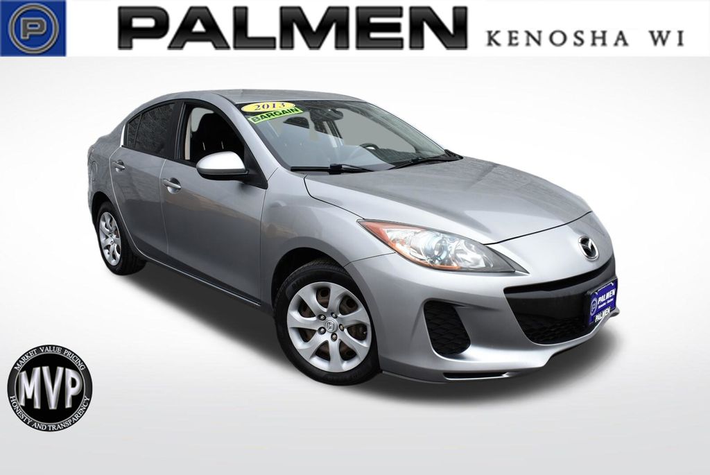 Liquid Silver Metallic 2013 Mazda MAZDA3 i Sport Sedan Front-Wheel Drive 6-Speed Automatic