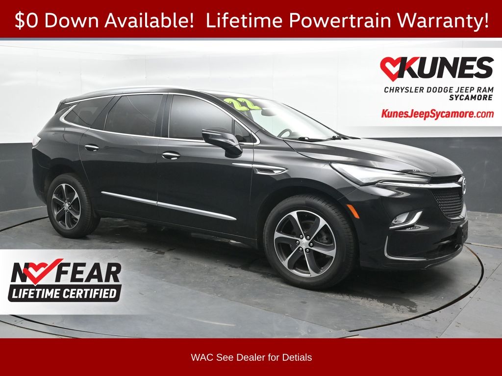 Black (Ebony Twilight Metallic) 2022 Buick Enclave Essence AWD SUV / Crossover Four-Wheel Drive 9-Speed Automatic