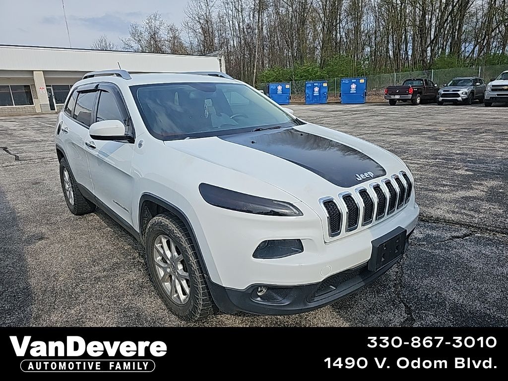 Bright White Clearcoat 2014 Jeep Cherokee Latitude 4WD SUV / Crossover Four-Wheel Drive 9-Speed Automatic