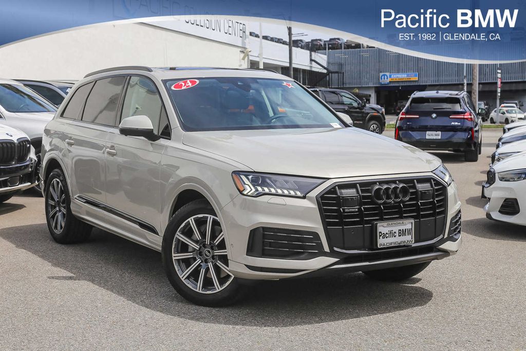 Brown (Beige Metallic) 2024 Audi Q7 quattro Premium Plus 45 TFSI SUV / Crossover All-Wheel Drive 8-Speed Automatic