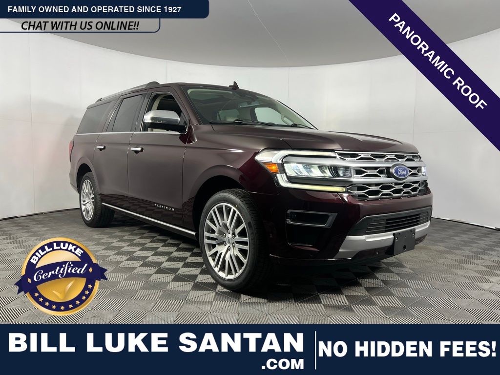 Jewel Red Metallic Tinted Clearcoat 2024 Ford Expedition MAX Platinum 4WD SUV / Crossover Four-Wheel Drive Automatic