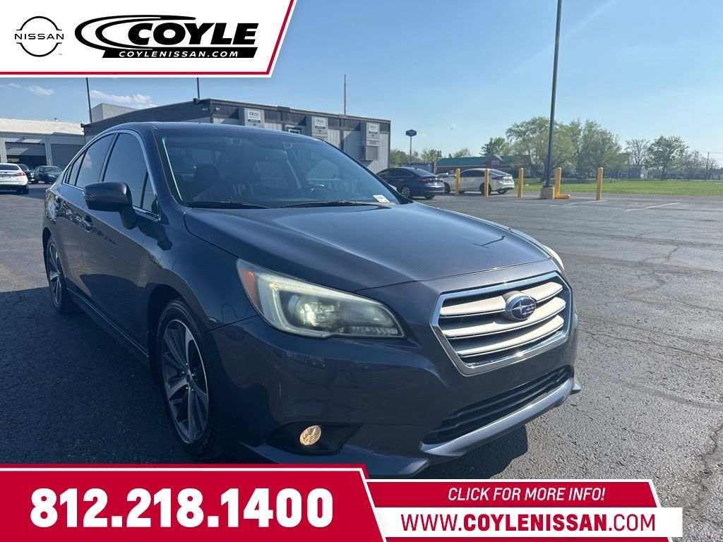 Carbide Gray Metallic 2015 Subaru Legacy 3.6R Limited AWD Sedan All-Wheel Drive Continuously Variable Transmission