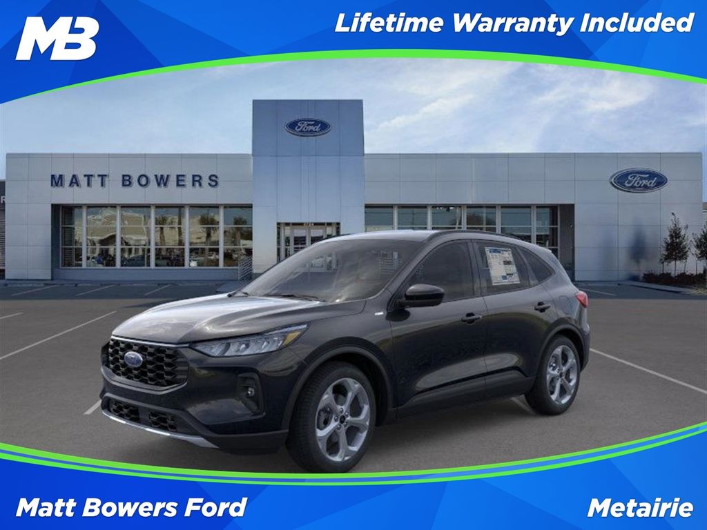 Agate Black Metallic 2026 Ford Escape Hybrid SUV / Crossover All-Wheel Drive Continuously Variable Transmission