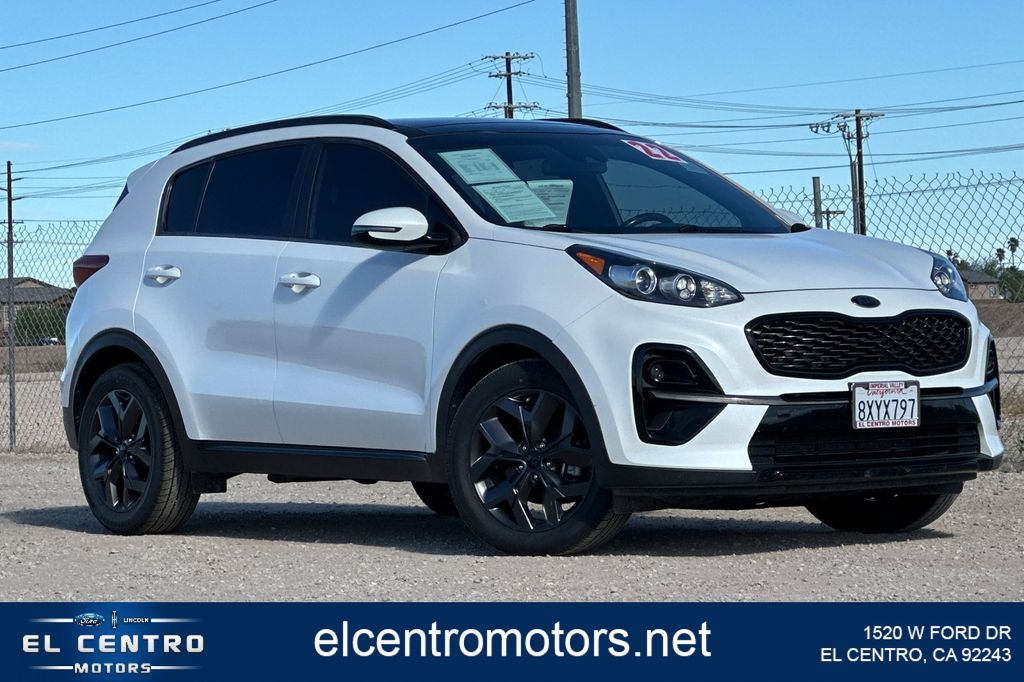 Snow White Pearl 2022 Kia Sportage Nightfall FWD SUV / Crossover Front-Wheel Drive 6-Speed Automatic Overdrive