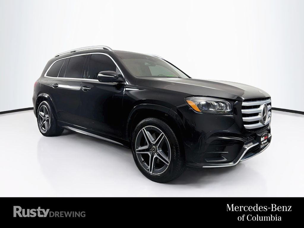 Obsidian Black Metallic 2024 Mercedes-Benz GLS SUV / Crossover All-Wheel Drive 9-Speed Automatic