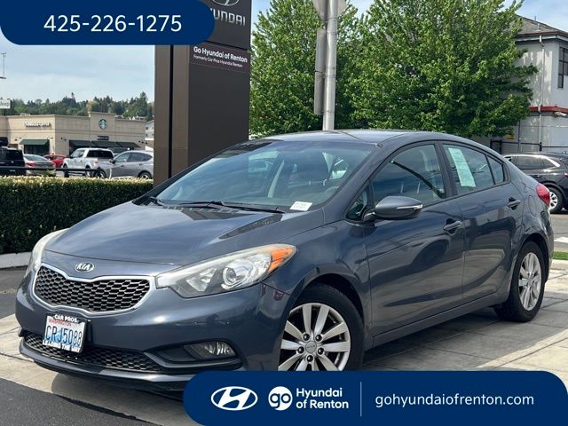 Gray (Steel Blue Metallic) 2016 Kia Forte Sedan Front-Wheel Drive 6-Speed Automatic