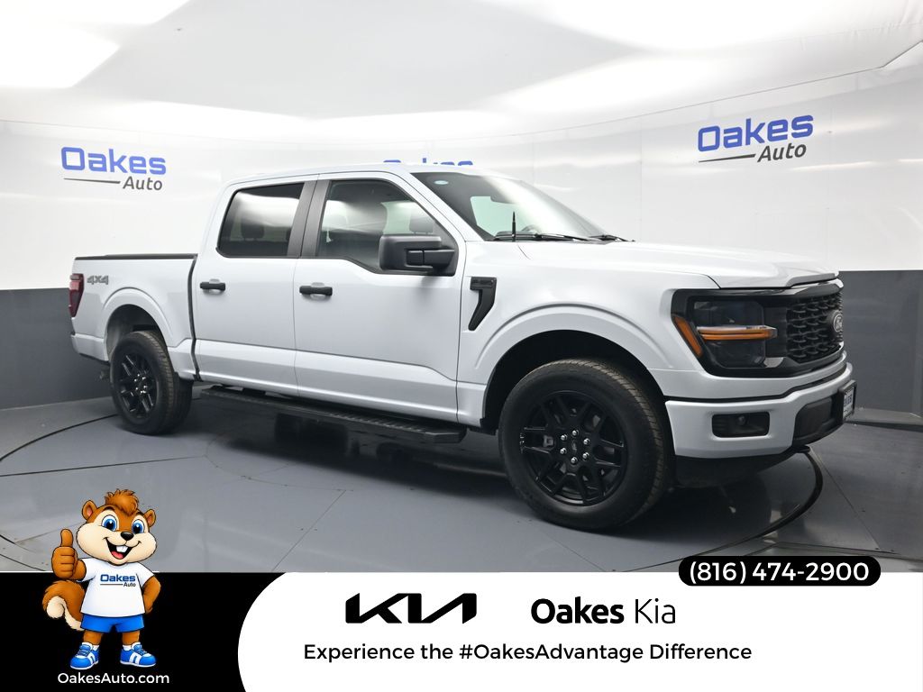 White Metallic 2025 Ford F-150 Pickup Truck Four-Wheel Drive Automatic