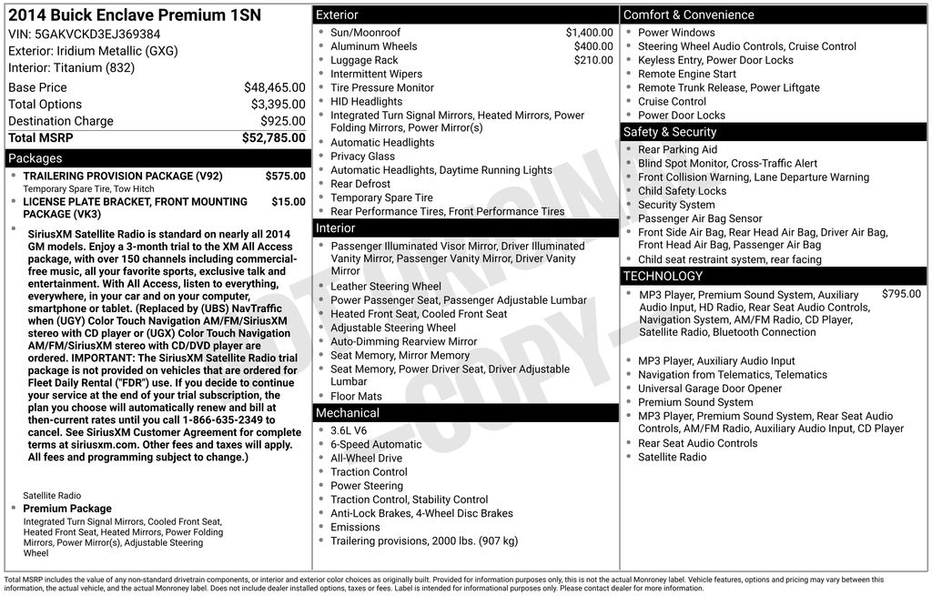 2014 Buick Enclave Premium