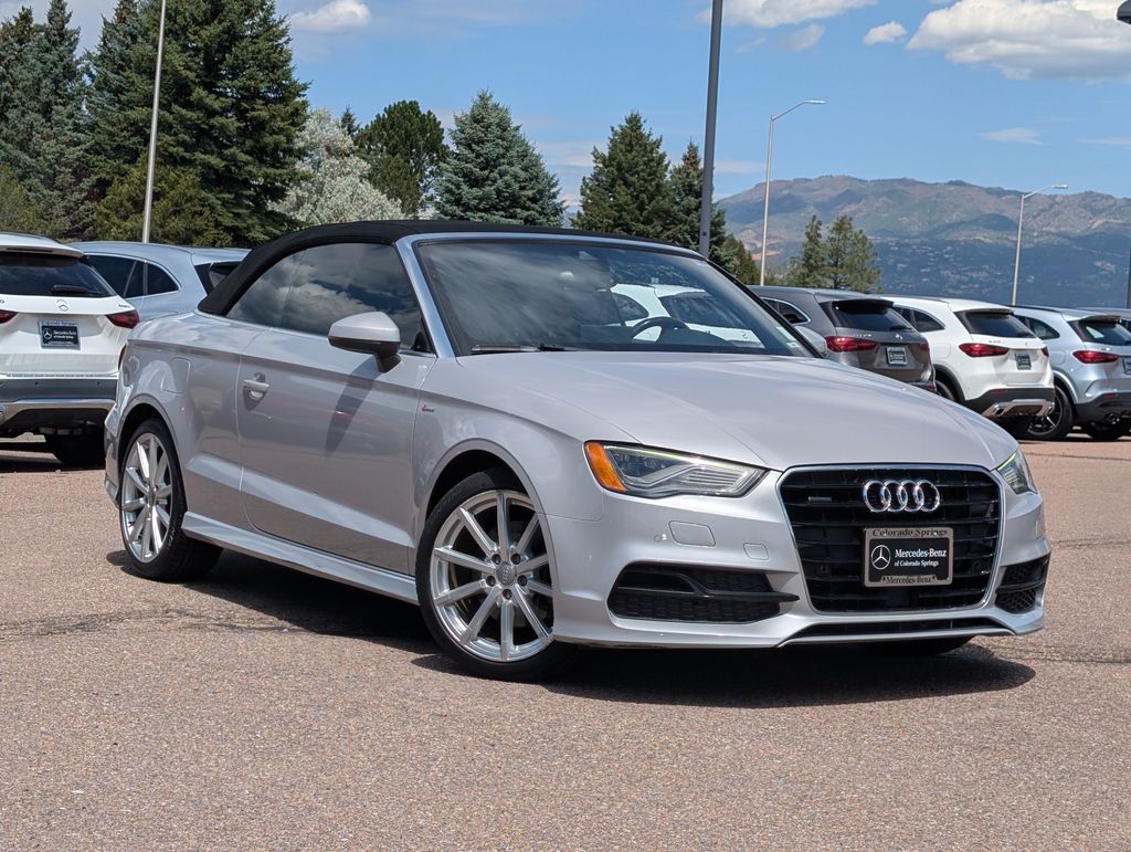 Lotus Gray Metallic 2015 Audi A3 Convertible All-Wheel Drive 6-Speed Automatic