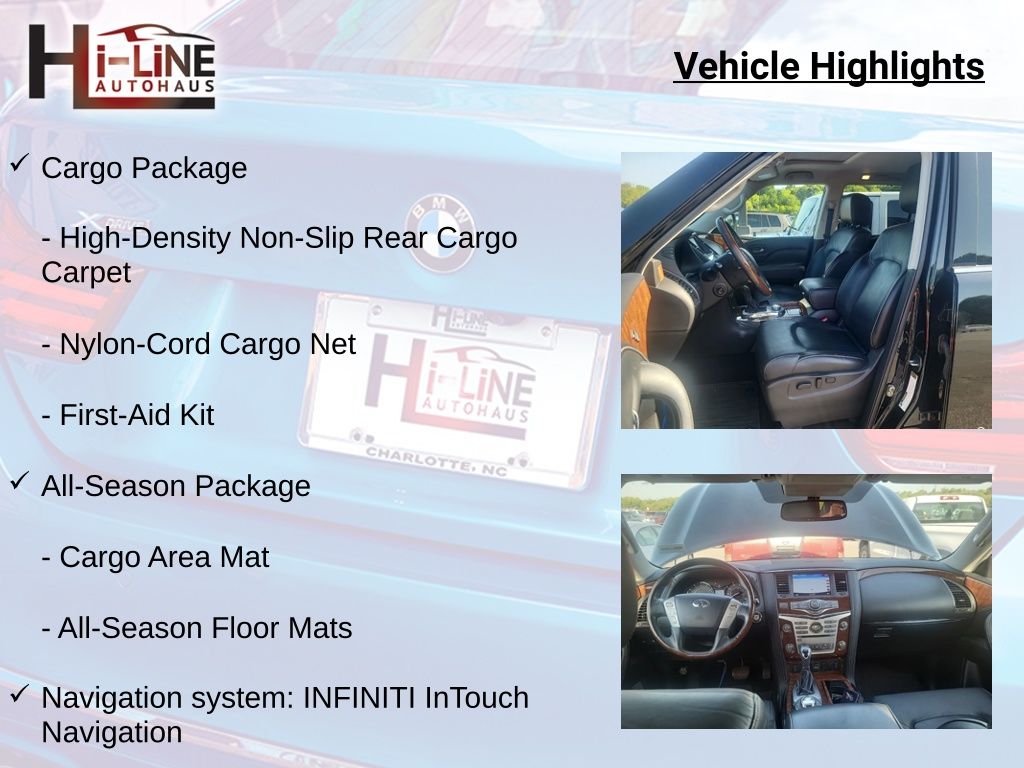 2019 Black Obsidian INFINITI QX80 LUXE 4X4 SUV