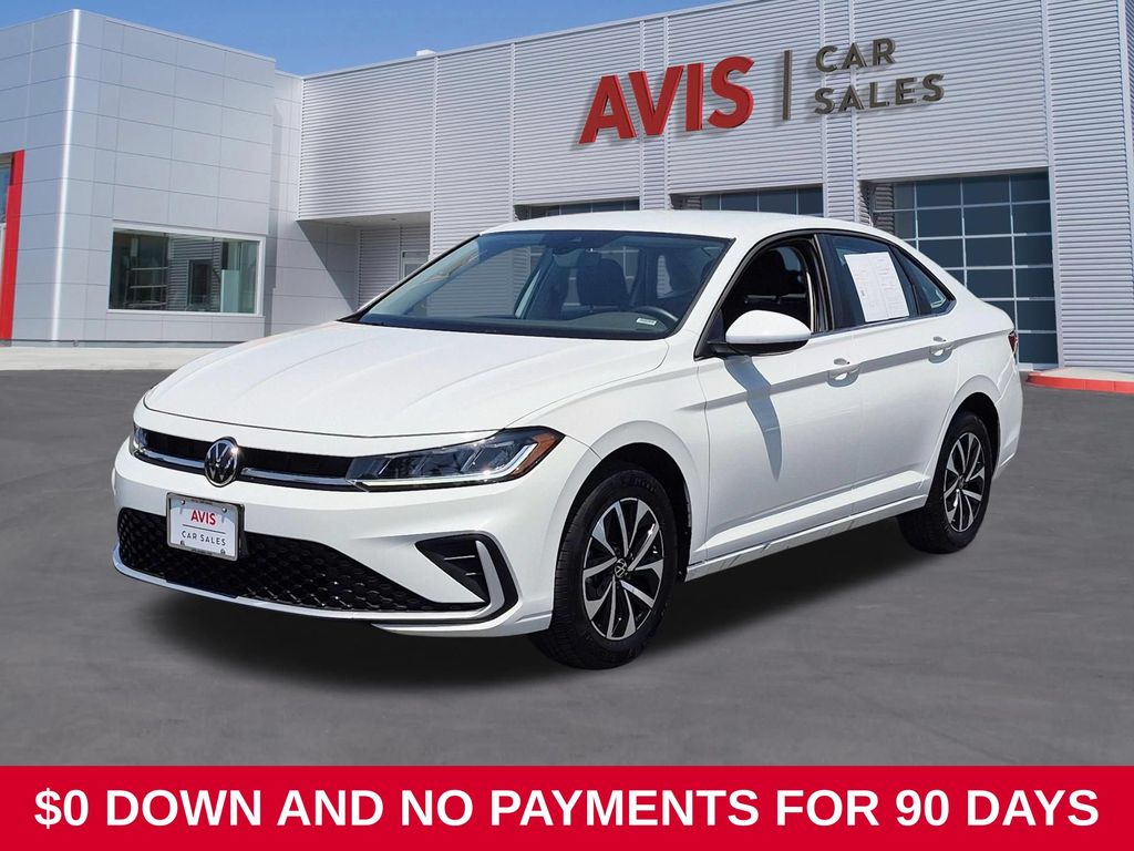 White 2025 Volkswagen Jetta Sedan Front-Wheel Drive 8-Speed Automatic