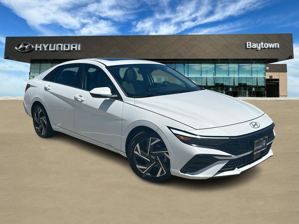 2025 Hyundai Elantra Limited White at Baytown Hyundai