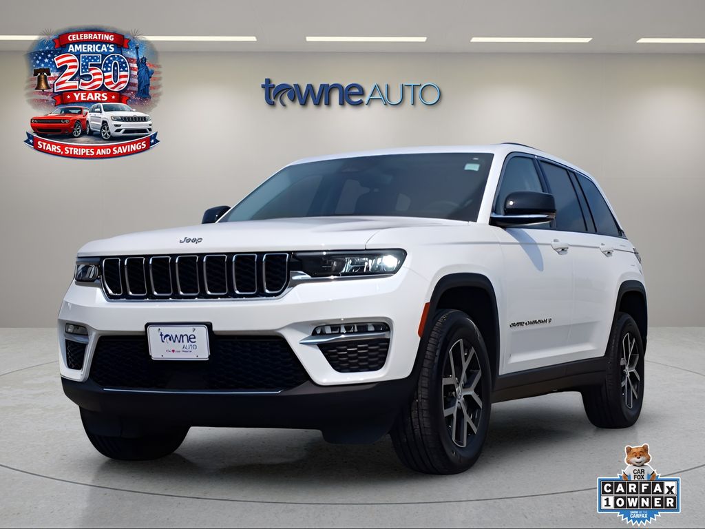 Bright White Clearcoat 2023 Jeep Grand Cherokee SUV / Crossover Four-Wheel Drive 8-Speed Automatic